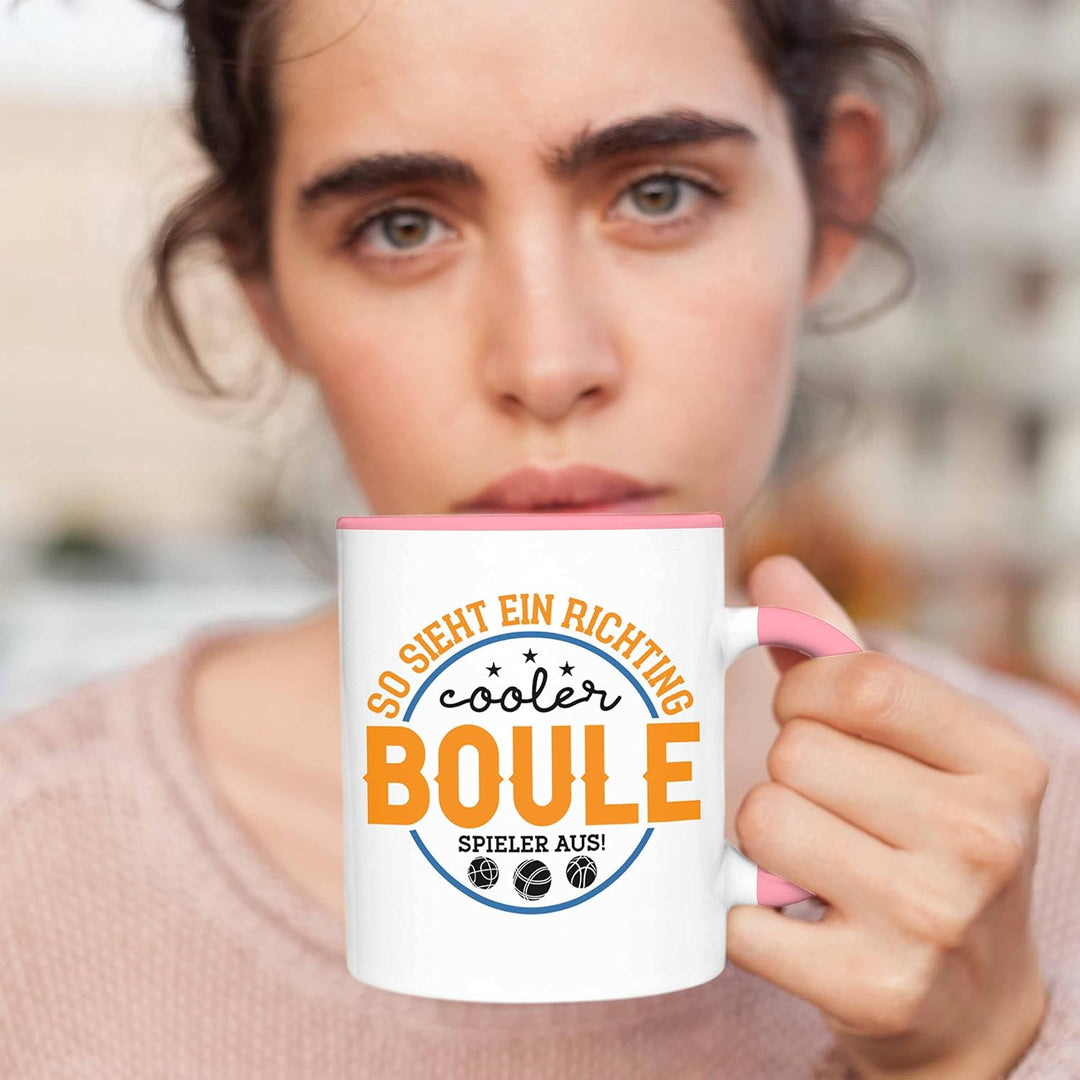 Trendation - Boule Tasse So Sieht Ein Richtig Cooler Boule Spieler Aus Tasse - Geschenk für Boule-Fa