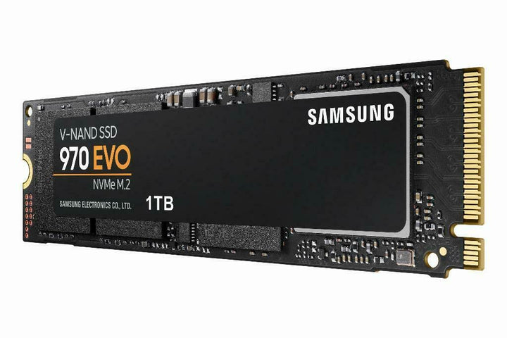 Samsung MZ-V7E1T0BW 970 EVO 1 TB NVMe M.2 Interne SSD Schwarz 1TB 970 EVO, 1TB 970 EVO