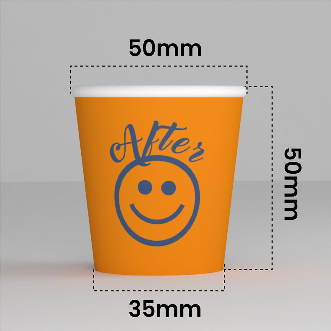 DownupCUP Blue 1000 Kaffeebecher aus Papier, 65 ml, umweltfreundlich, biologisch abbaubar, Einwegbec