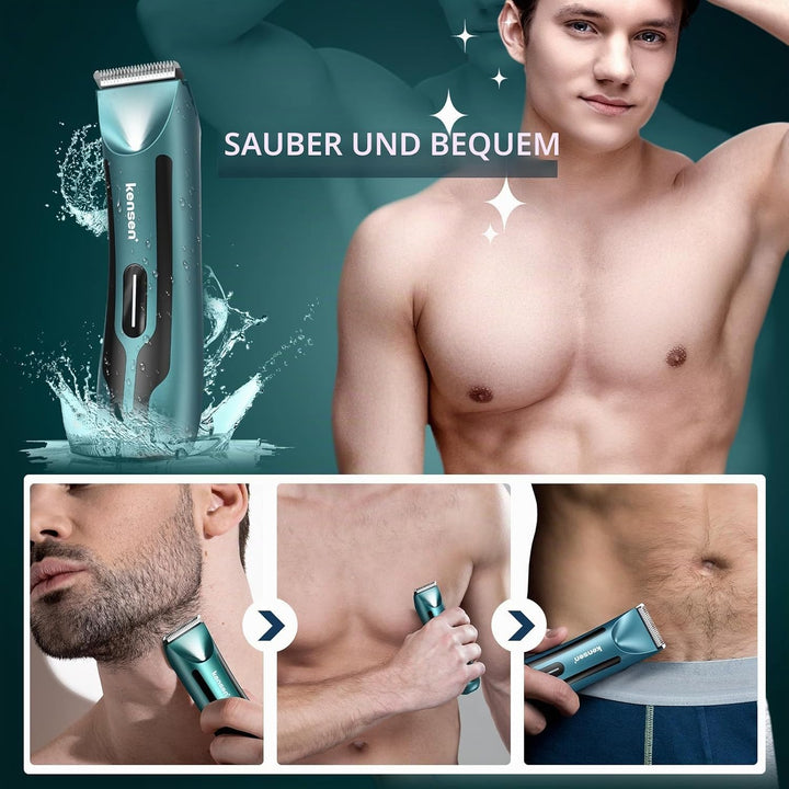 kensen Intimrasierer Mann Grün