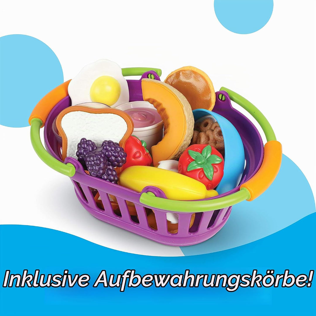 Learning Resources New Sprouts Frühstücks-, Lunch- und Dinner-Set Drei Mahlzeitenkörbe, Drei Mahlzei