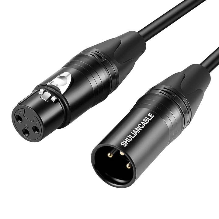 SHULIANCABLE XLR-Kabel, professionell, symmetrisch, Mikrofonkabel (15M), 15M
