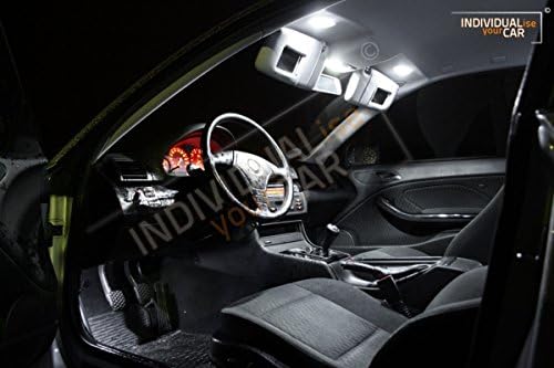 INDIVIDUALise your CAR Innenraumbeleuchtung SET für 3er E46 Coupé (Pure-White) Reinweiss, Pure-White