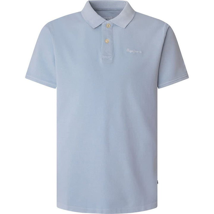 Pepe Jeans Herren Oliver Gd Polo, Blau (Bleach Blue)