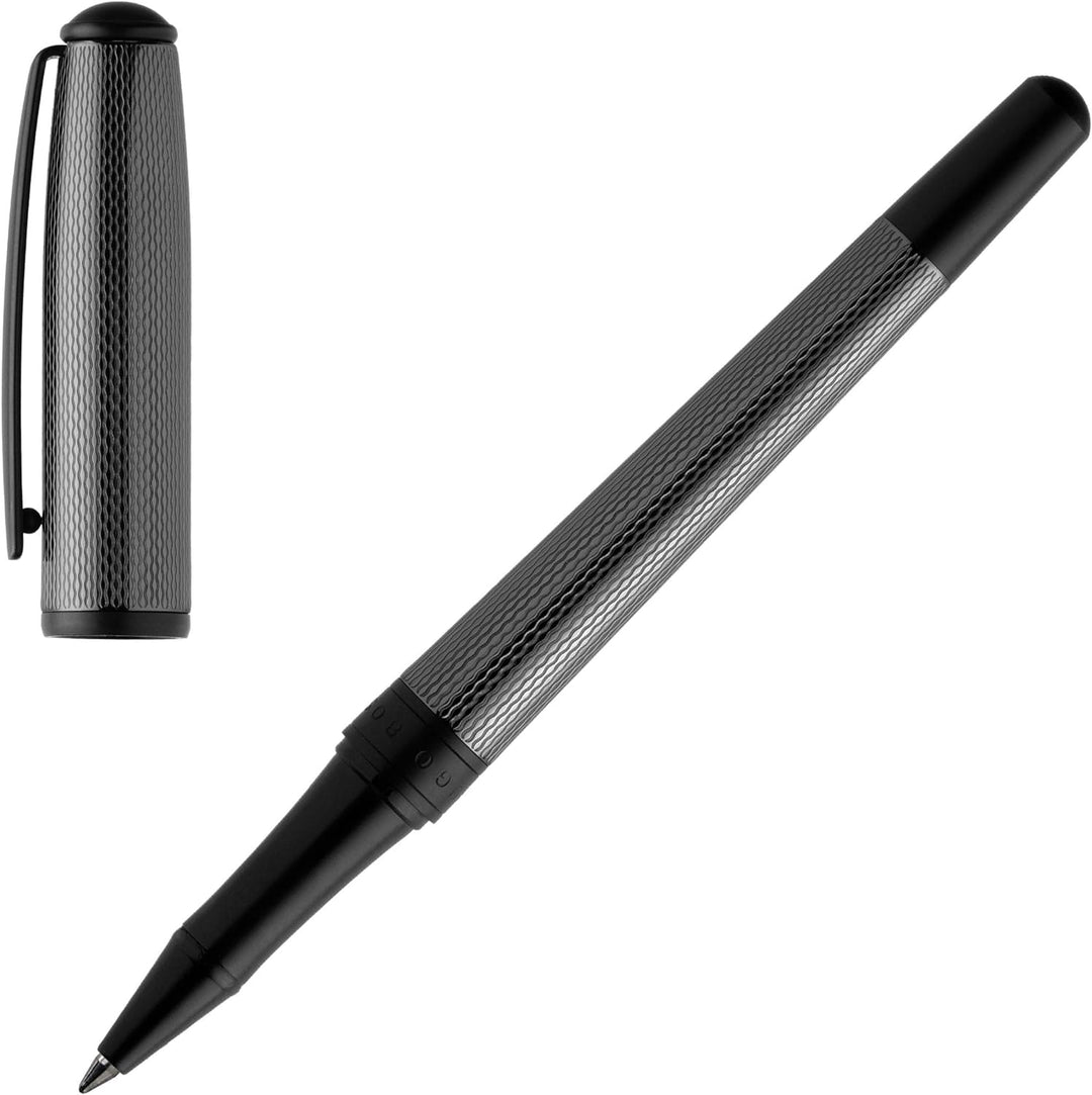 Hugo Boss Essential Glare Kugelschreiber Schwarz, Länge: 14,3 cm, HSY0565A