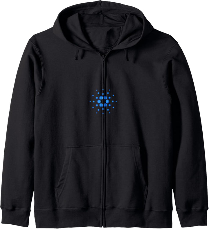 Cardano ADA Crypto Blockchain ADA Cardano Logo Kapuzenjacke