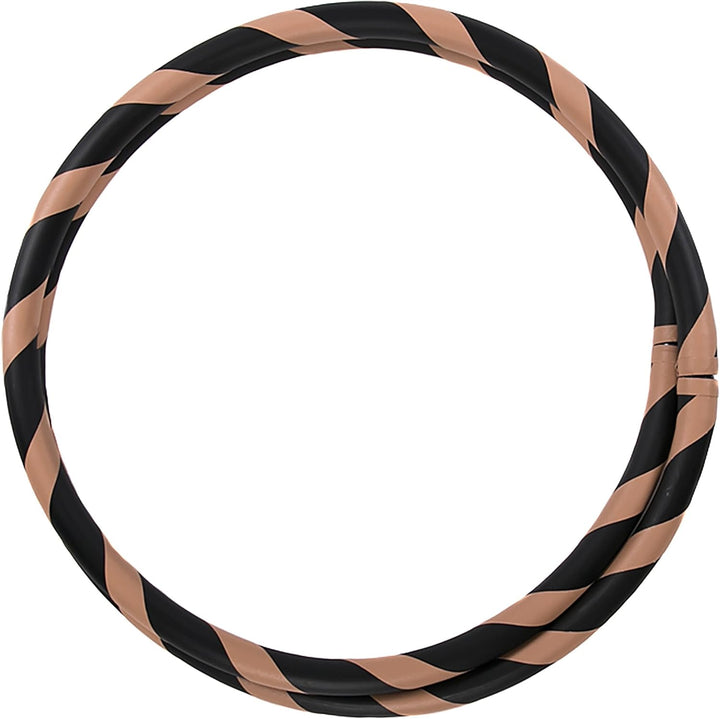 Faltbarer Anfänger Hula Hoop Reifen, Ø90/95/100/105cm Ø95cm Braun, &amp;
