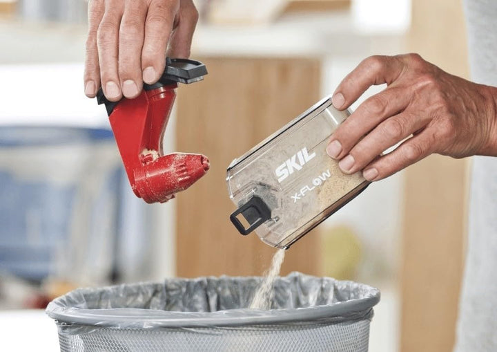 SKIL 7471AA 125mm Exzenterschleifer (300 W, „VRS“-Ausgleichsgewichtssystem, Einhandbetrieb, Drehzahl