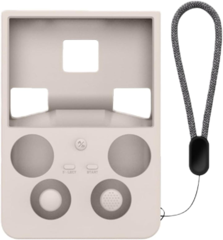 Silikonhülle für Anbernic RG477V Retro-Handheld-Spielkonsole, Silikonhülle mit Umhängeband, staubdic
