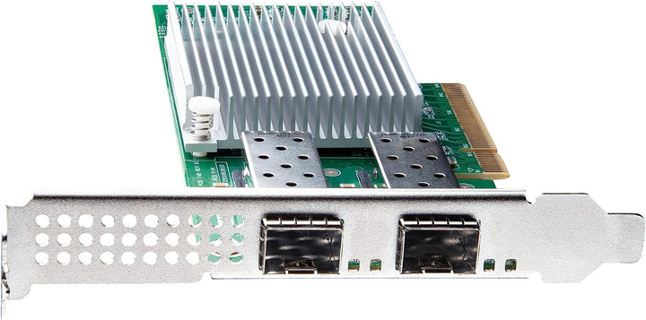 25G NIC Dual SFP28 Port Network Card with Low-Profile Bracket, with Intel E810- XXVAM2 Controller, C