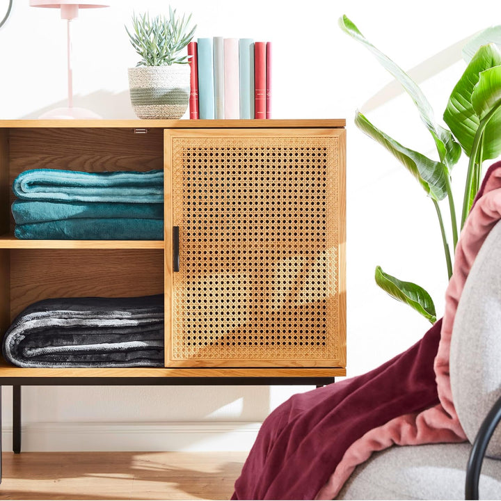s.Oliver Doublesoft Kuscheldecke 150x200 - super kuschelig &amp; warm, Polyesterflausch Decke Petrol bla
