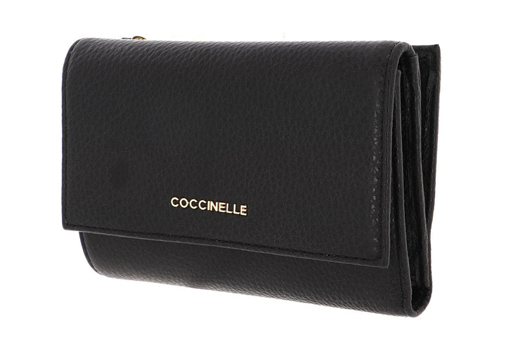 Coccinelle Metallic Soft Geldbörse Leder 14 cm