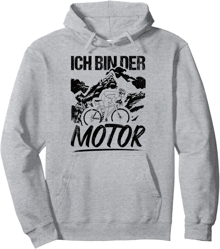 Ich bin der Motor - Fahrrad Fahren in den Bergen - MTB Pullover Hoodie