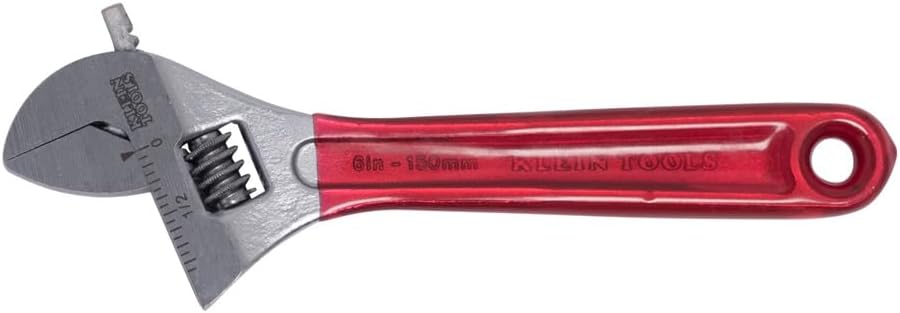 Klein Tools D507-6 Verstellbarer Schraubenschlüssel, extra Kapazität, geschmiedeter Schraubenschlüss