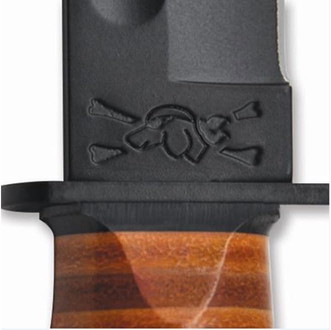 Ka-Bar 1317 Des Hundes Kopf Allzweckmesser, Schwarz