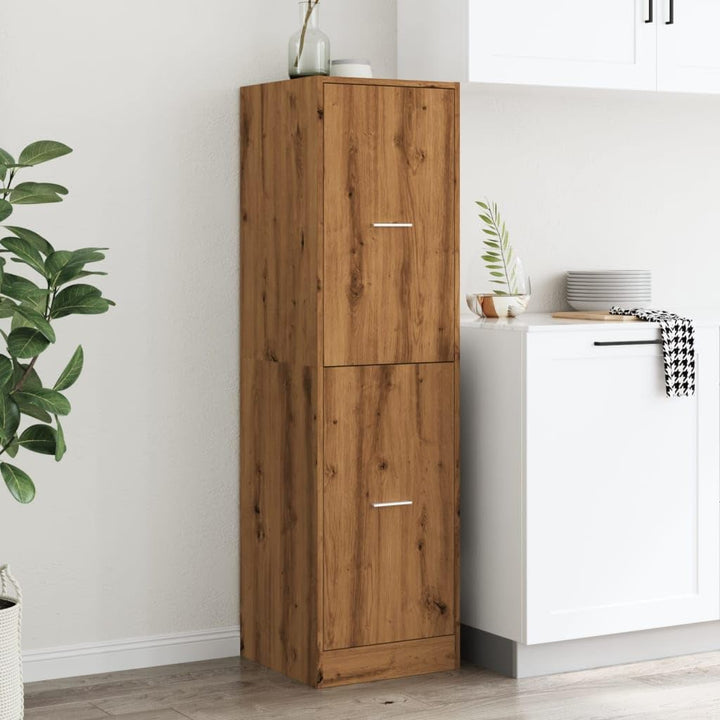 vidaXL Apothekerschrank Artisan-Eiche 40x41x144,5 cm Holzwerkstoff Eiche 40 x 41 x 144.5 cm, Eiche 4