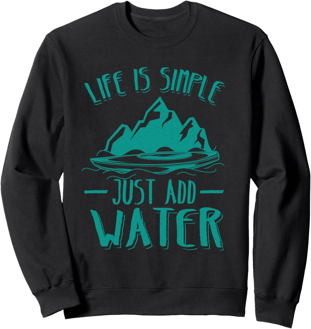 Kajakfahren Paddeln Wildwasserkajak Sweatshirt