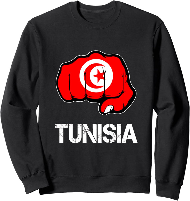 Tunesien, Tunesien-Flagge, Tunesisch. Sweatshirt