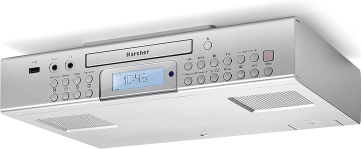 Karcher RA 2050 Unterbauradio (UKW-Radio, CD-Player, USB, USB-Charger, Countdown-Timer, Fernbedienun