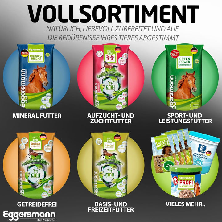 Eggersmann Lecker Bricks Lakritz – Pferdeleckerlis Lakritz – Leckerlies für Pferde und Ponies – 25 k