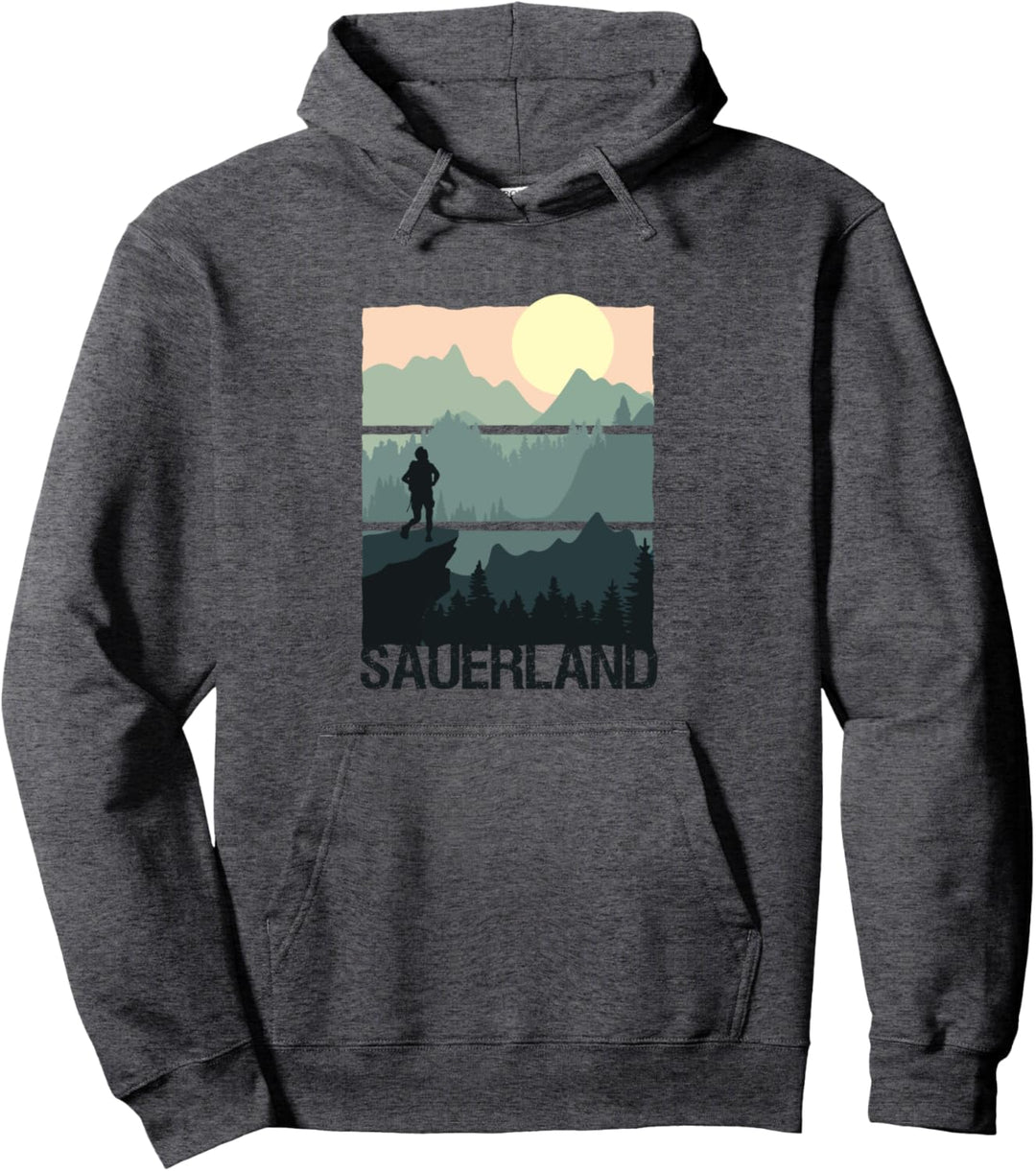Sauerland Woll Dorfkind Biken Wandern Ski Pulle Winterberg Pullover Hoodie