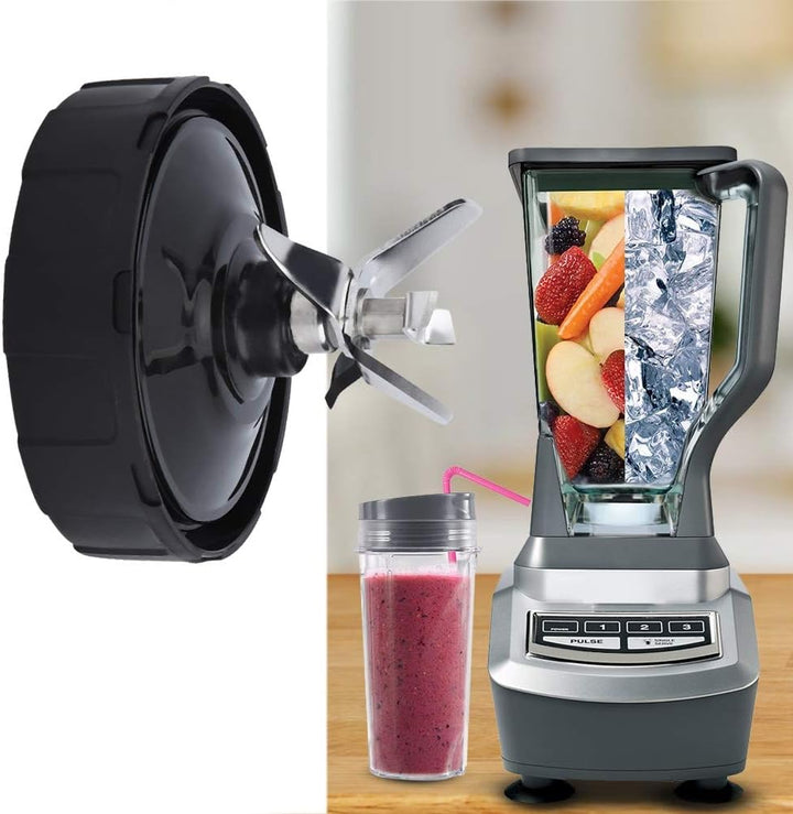 Haofy Mixer Blade Ersatz, 6 Fin Gears Extractor Ersatzklinge, Mixer Ersatzteile Kompatibel mit Ninja