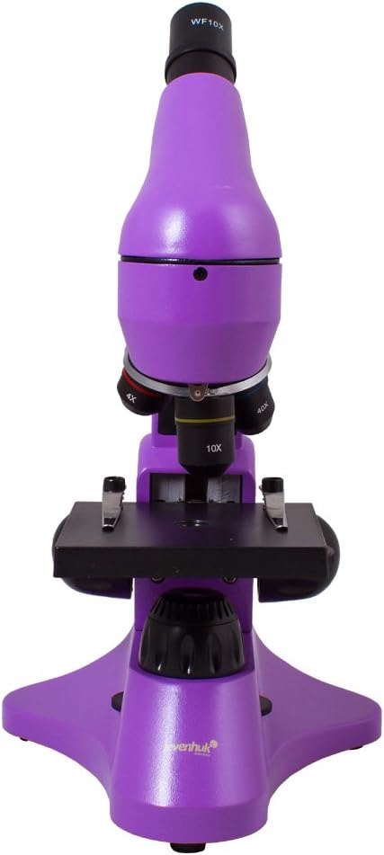 Levenhuk Rainbow 50L Amethyst Wissenschafts- und Bildungsset mit Tragbarem Biologischen Mikroskop mi