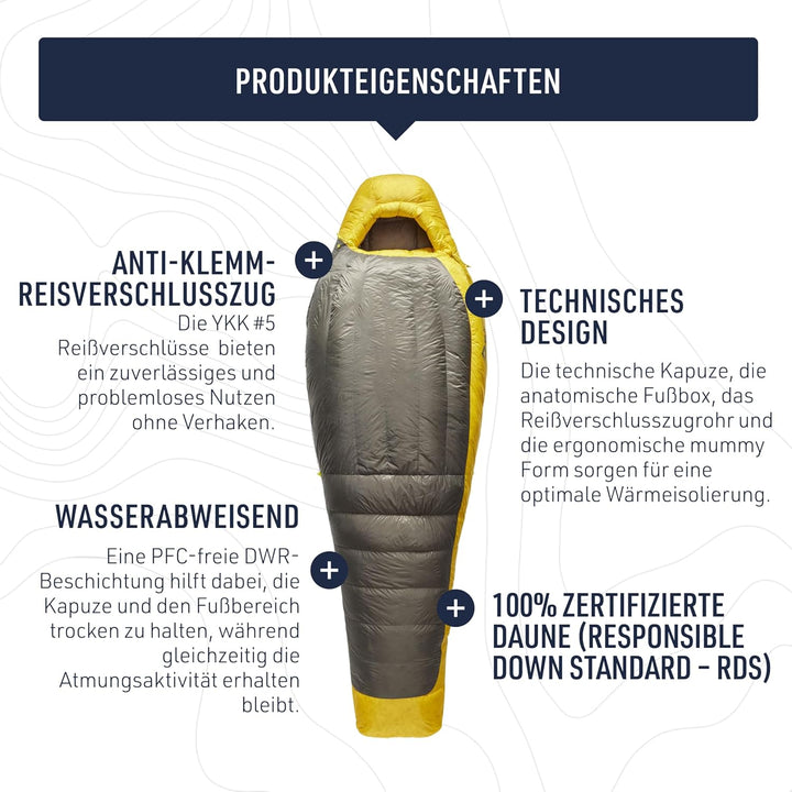 Sea to Summit Spark Down Schlafsack Long 15 Grad, Long 15 Grad