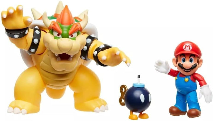 Nintendo Super Mario Bowser 18cm vs. Mario Figuren Set (Wave 1)