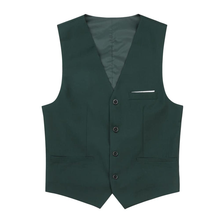 YOUTHUP Herren Weste Formell Slim Fit Anzugweste V-Ausschnitt Freizeit Gilet Herrenweste für Busines