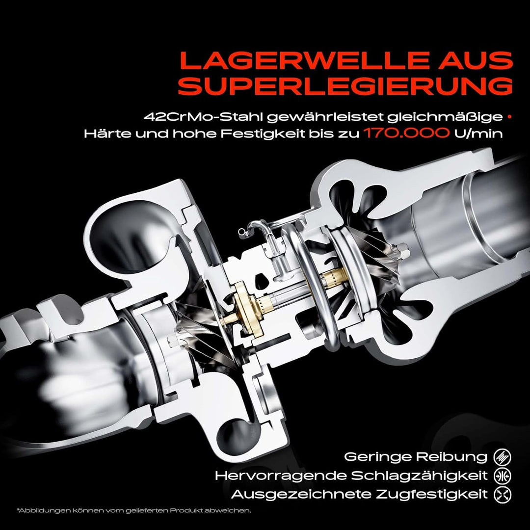 Frankberg Turbolader Abgasturbolader mit Dichtungen Diesel Kompatibel mit M.e.g.a.n.e I BA0/1 1.9L 1