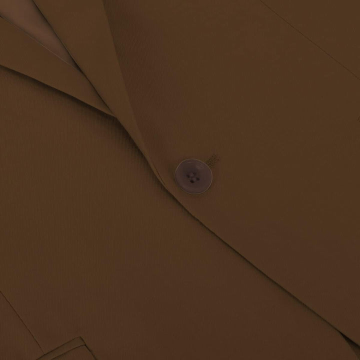 Anzug Herren Slim Fit 3 Teilig Anzüge Herrenanzug Sakko für Hochzeit Business M Dunkelkaffee, M Dunk