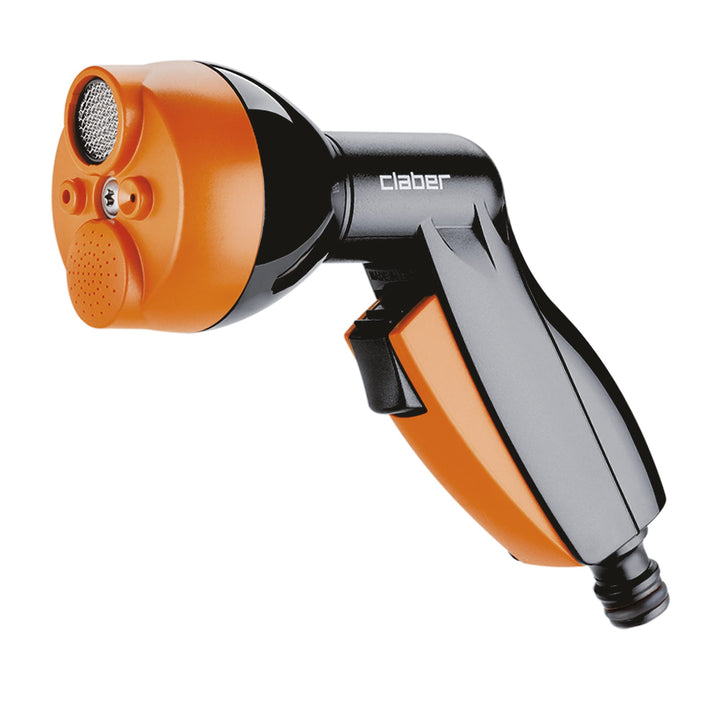 Claber 9083 Gun Multifunktional Elegant, schwarz/orange/grau Einzeln, Einzeln