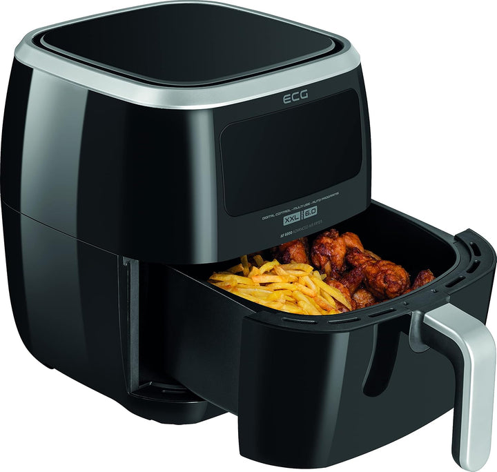 ECG AF 6000 Heissluftfritteuse, Black