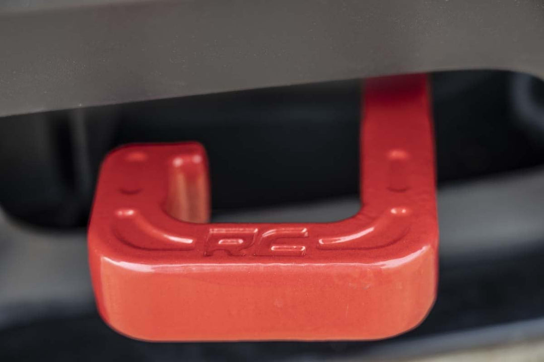 Rough Country Geschmiedete Abschlepphaken für 15-22 Jeep Grand Cherokee | Rot - RS133