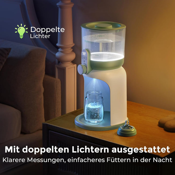 Momcozy MW05 Tragbarer Flaschenwärmer Baby für unterwegs, 500ml Kapazität + 24x Nutzung/Akku &amp; Momco