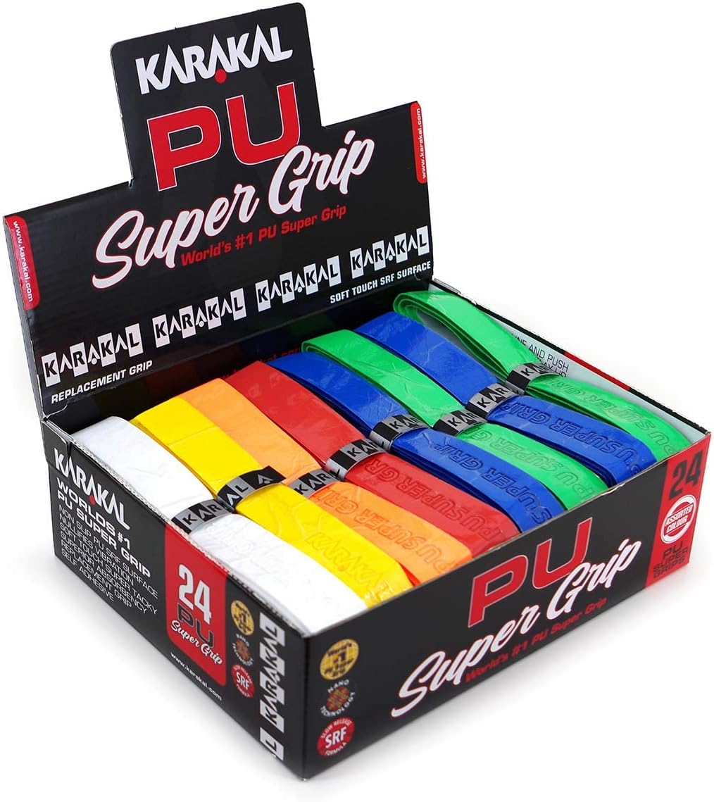 KARAKAL - PU Super Grip - selbstklebendes Griffband für Badminton, Squash, Tennis, Hockeyschläger od