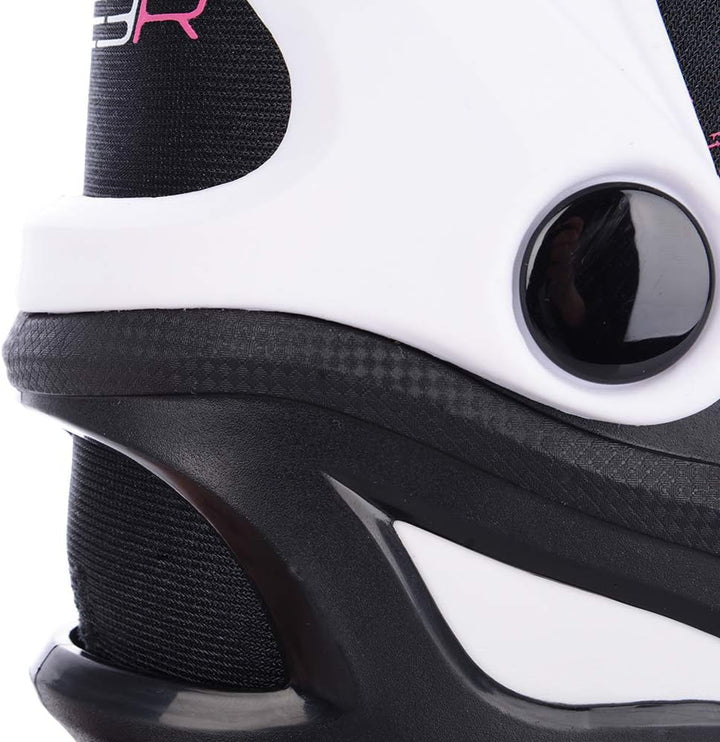 FUNAKTIVE Inliner Damen Peer Lady 3, Inlineskates schwarz-pink, verstellbare Rollschuhe, Rollerblade