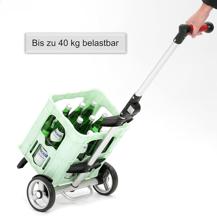 ANDERSEN Einkaufstrolley - Shopper Fun Duko rot 36 L Shopping,wasserabweisend, Aluminium, Griff ergo