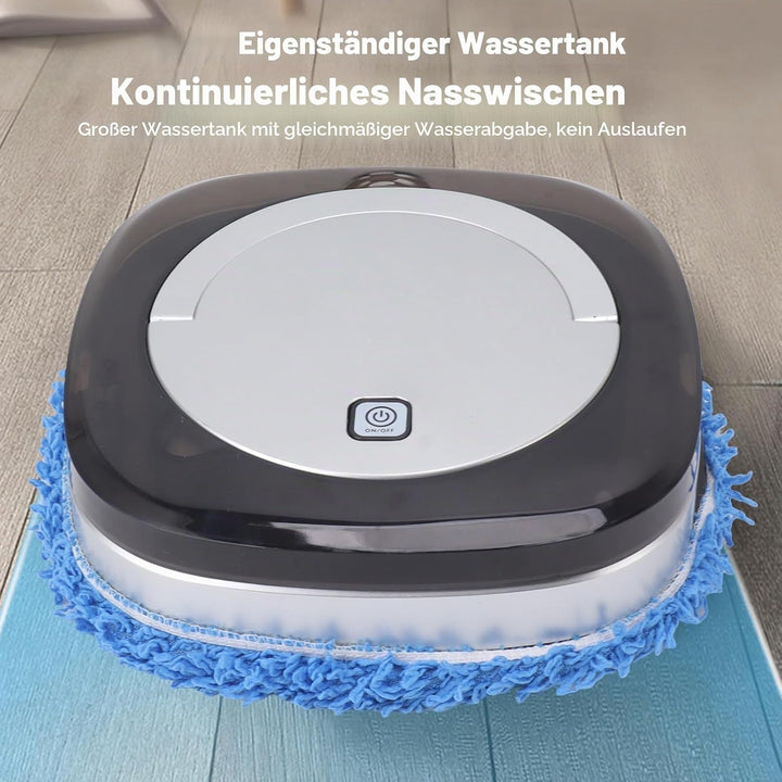 Bodenwischroboter, Automatischer Wischroboter Mit Wassertank-Staubsauger Und Mopp-Reinigungsroboter