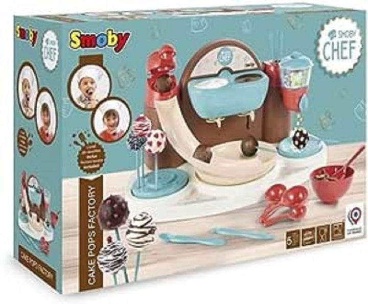 Smoby Chef Cake Pop Bäckerei - Back-Set für Kinder zur Herstellung von Cake-Pops - Back- und Kücheng