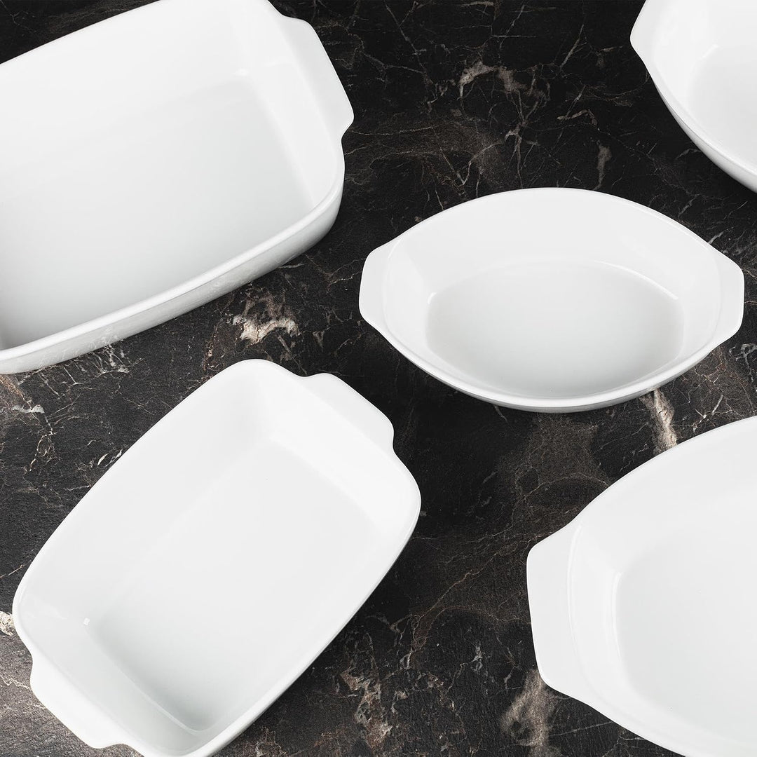 MasterPRO Foodies | 25 X 8 X 40 cm Steingutbackform | Hohe und niedrige Temperaturbeständigkeit | Hä