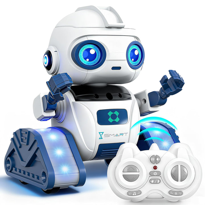 Ophy Roboter Spielzeug für Kinder, Innovative Projektionstechnologie, RC Roboter mit LED-Augen und M
