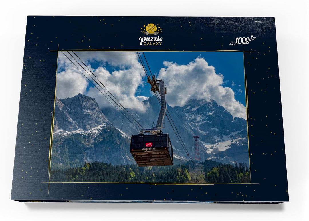 Seilbahn auf die Zugspitze (2962m), Garmisch-Partenkirchen - Premium 1000 Teile Puzzle - MyPuzzle So