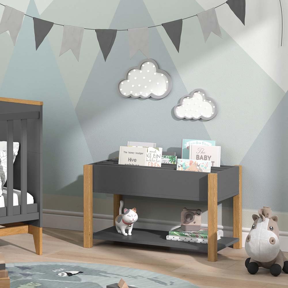 VitaliSpa Kinderregal Malia, Grau, 80 x 46 cm, Grau