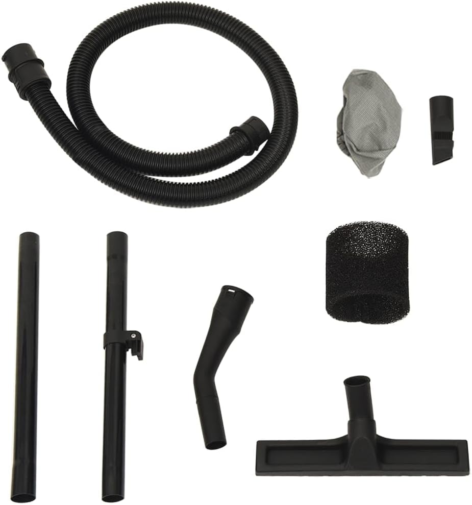 vidaXL Nass- und Trockensauger 1200 W 20 L Silbern