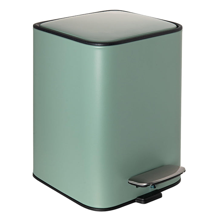Erreke Badezimmer-Treteimer 3L, Grün, herausnehmbarer Inneneimer, Robust Sage Green, Sage Green