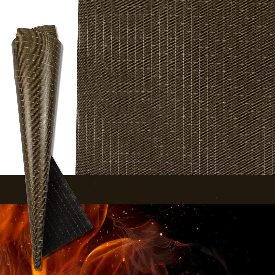 FireMat Gold Edition (150x100cm) feuerfeste Unterlage Premium Version – rutschfest - Lapitron / para