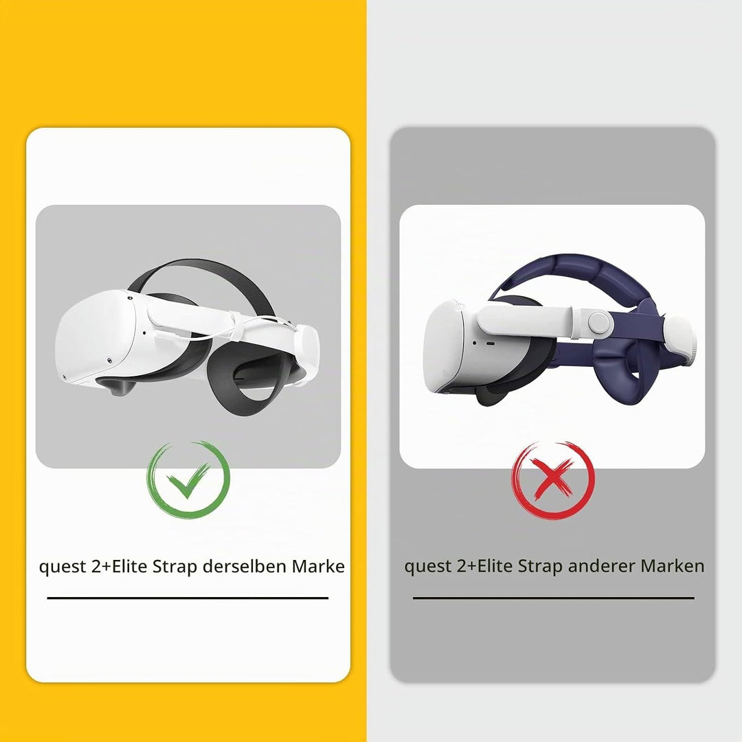 Aenllosi Hart Hülle Tasche für Meta Quest 2/Oculus Quest 2/PICO 4 VR Headset (Nur Tasche) (Grau), Gr
