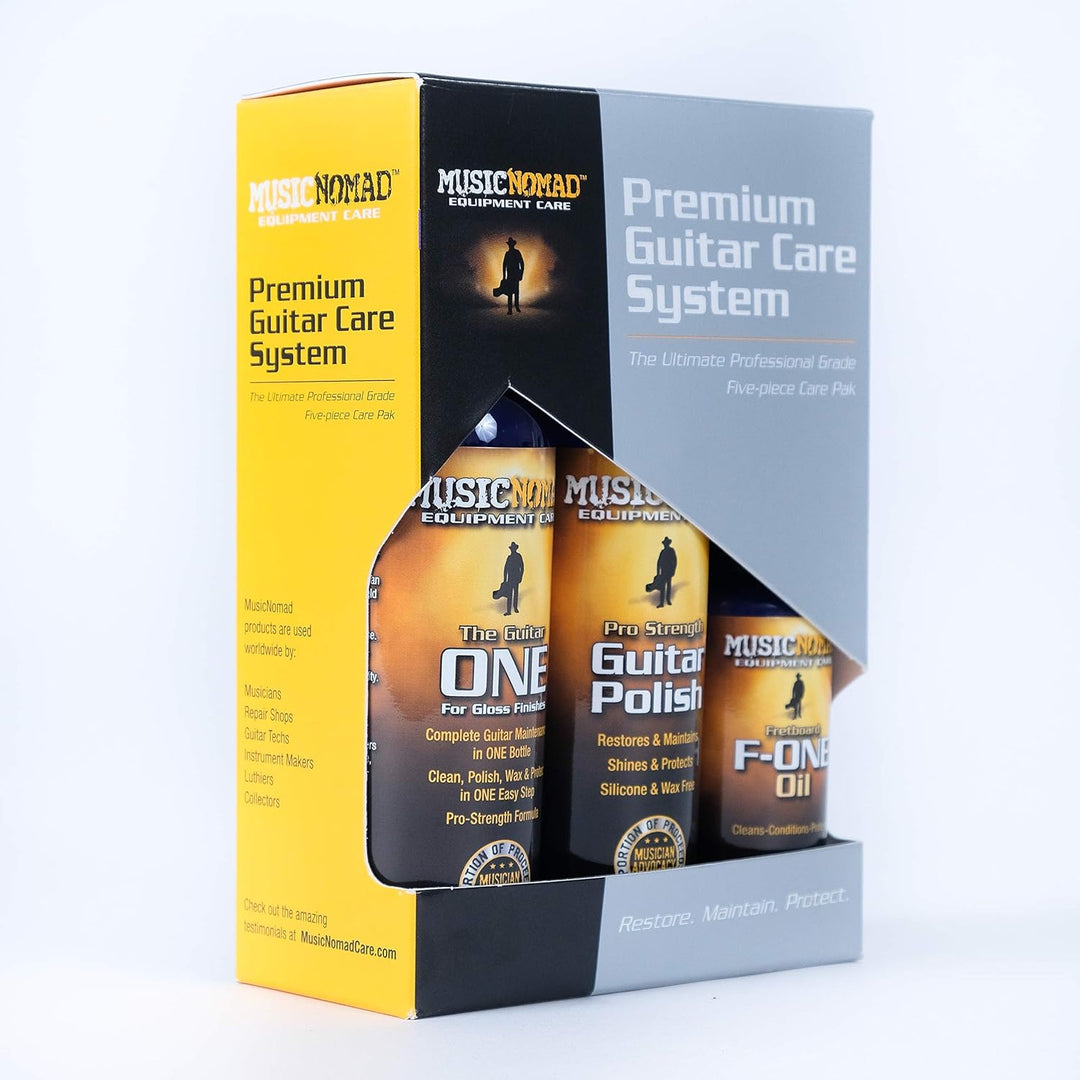 MusicNomad MN108 Premium Guitar Care 5-Piece Kit